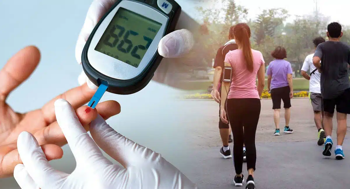 diabetes control walking is helpful