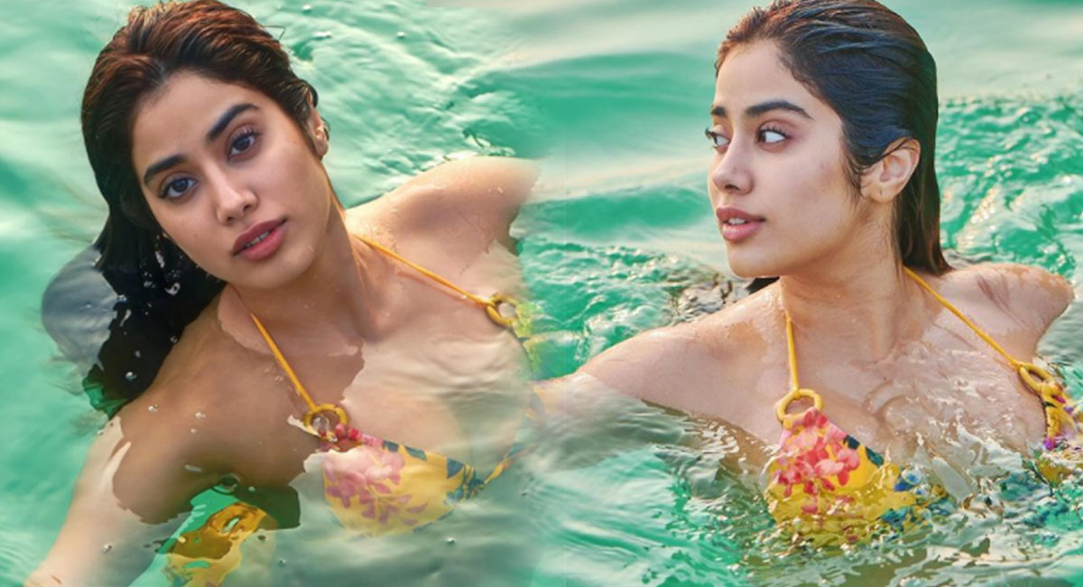 Janhvi Kapoor :జ‌ల‌కాలాడుతూ త‌డిసిన అందాల‌తో ర‌చ్చ చేస్తున్న జాన్వీ క‌పూర్