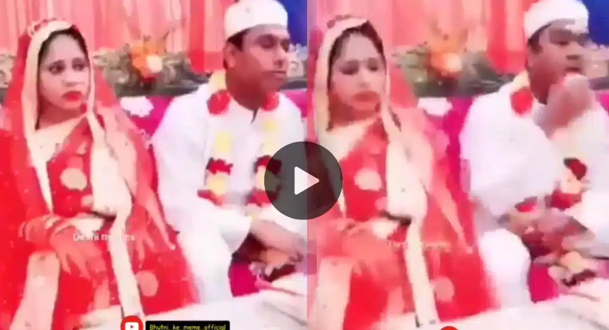 Newly married couple video viral in social media