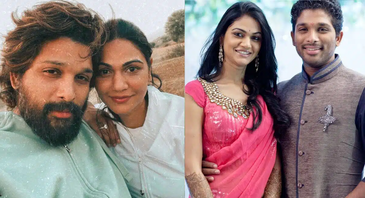 allu arjun selfie with sneha reddy