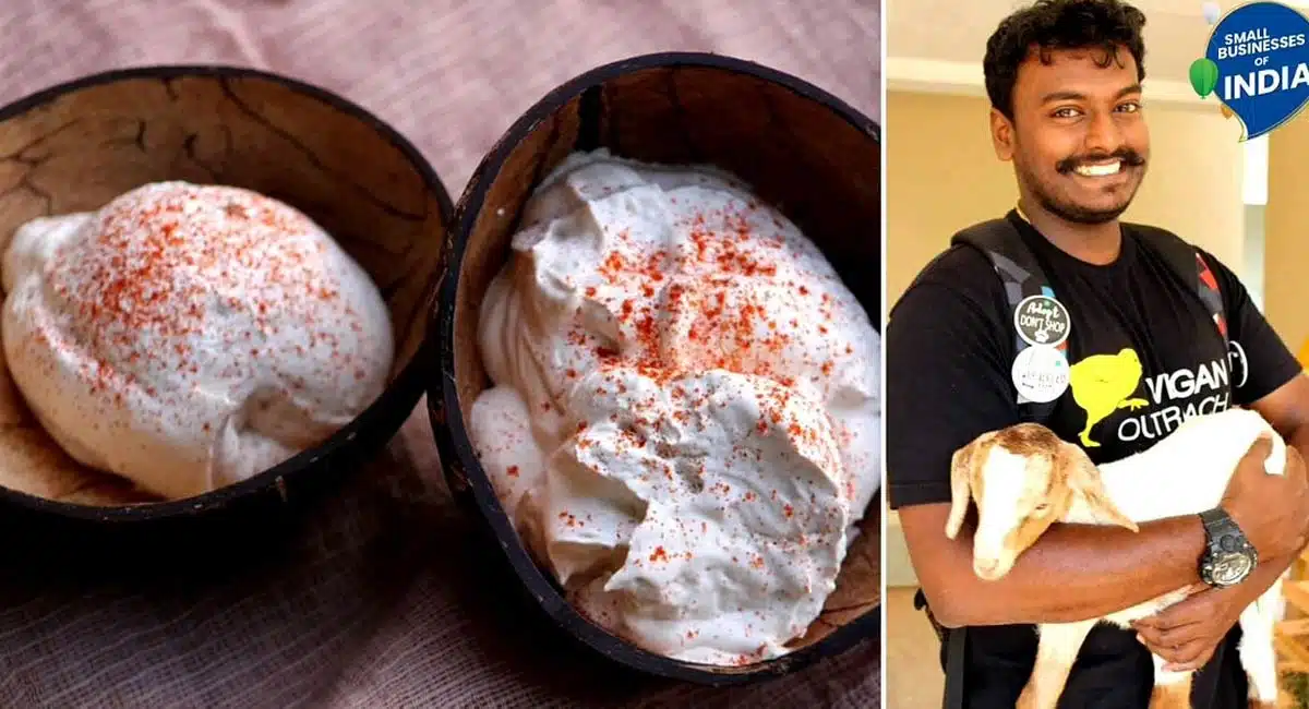 a young man making millions by selling vegan ice cream