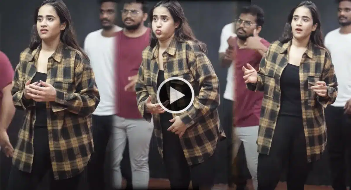 deepthi sunaina reharsals for dj tillu song