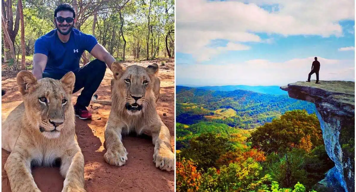 Business idea teulgu traveller who visited 186 countries