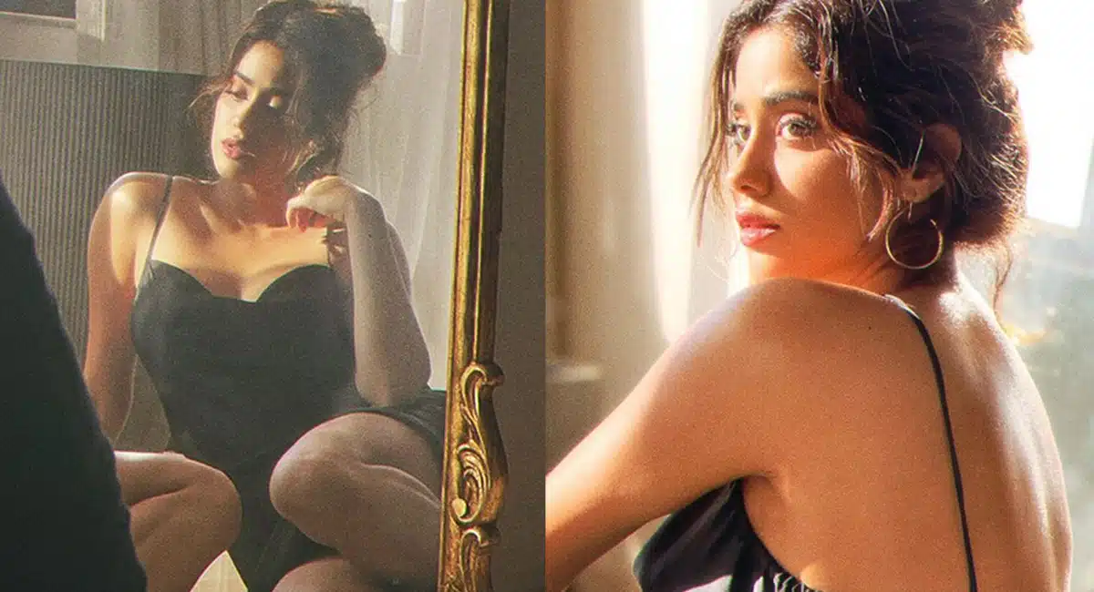 janhvi kapoor stunning looks shakes the internet