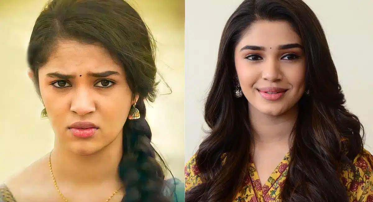 krithi shetty emotional for uppena one year success