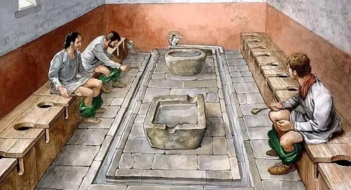 ancient roman latrines opulent gross historian explores