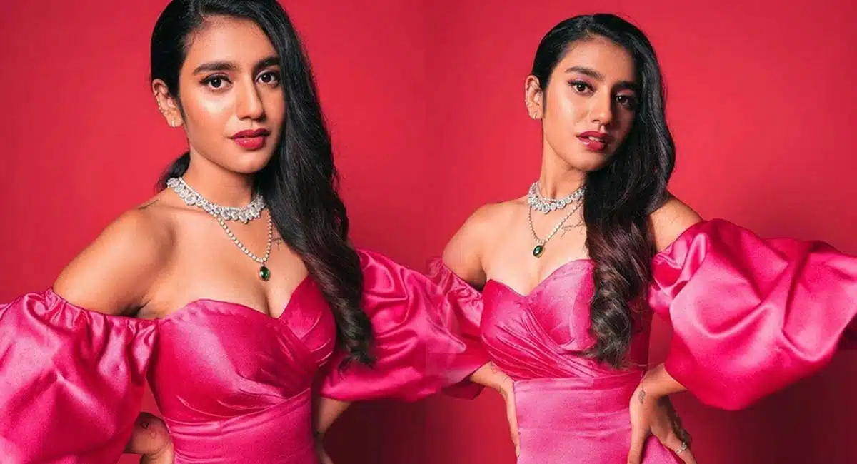 priya prakash varrier latest pink top pics goes viral