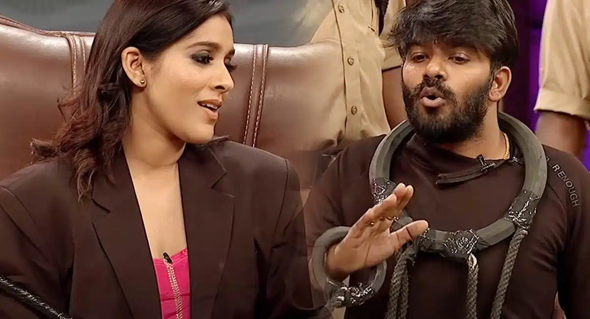 rashmi interrogates Sudigali Sudheer