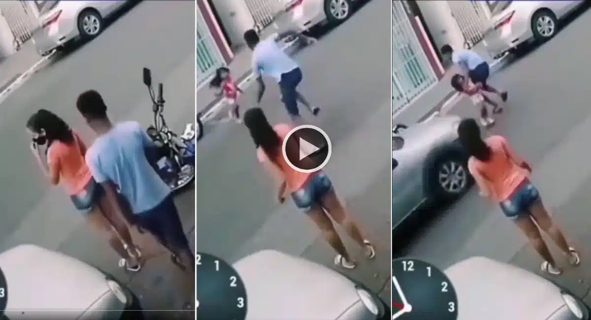young man saves life of a child video viral