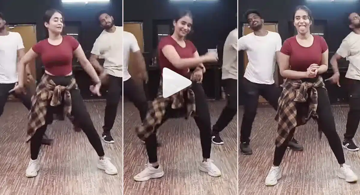 deepthi sunaina dance video entertain the audience