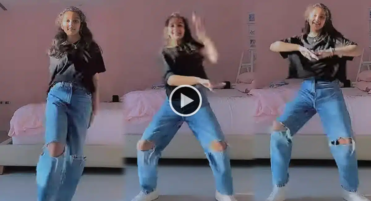 sitara shake social media with her dance