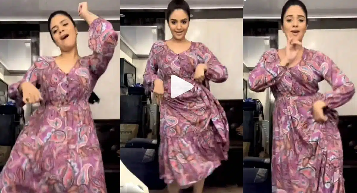 sreemukhi stunning dance video viral