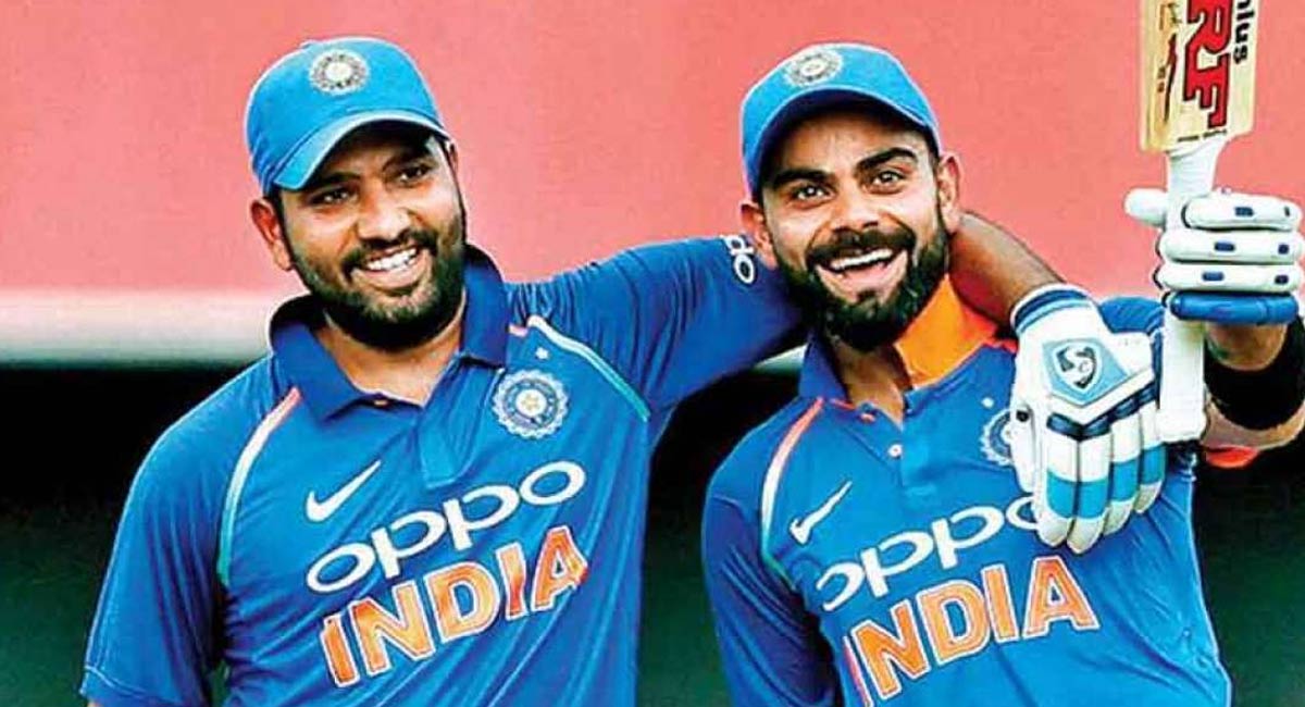 rohit sharma takes help form virat kohli