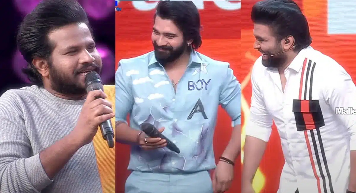 pradeep and Hyper Aadi satires on akhil