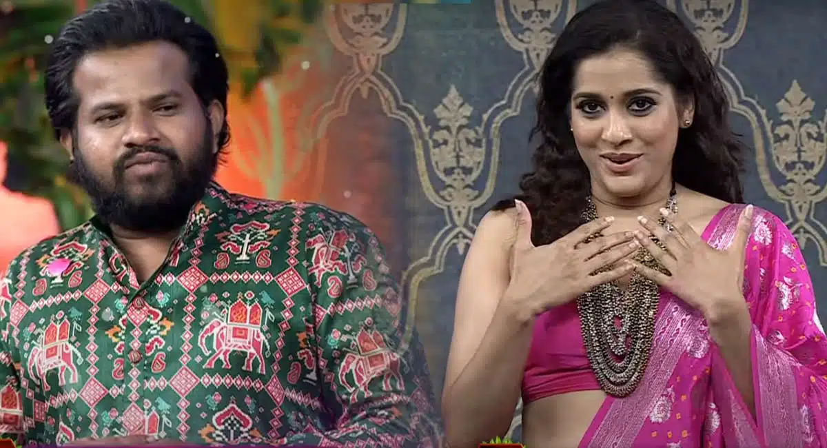 Hyper Aadi Satires On Rashmi Gautam In Angaranga Vaibhavanga