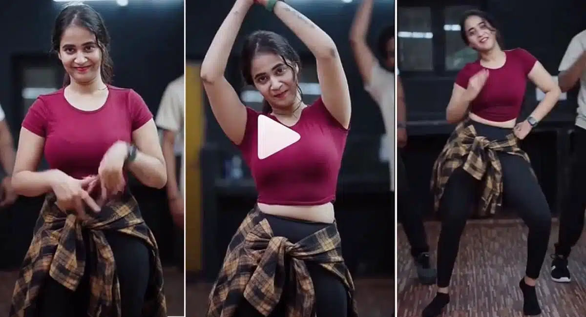 deepti sunaina Steps to Sami Sami Song video viral