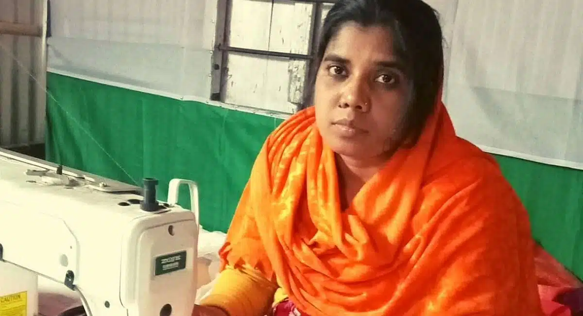 assam woman builds tailoring business abused abortion girl child