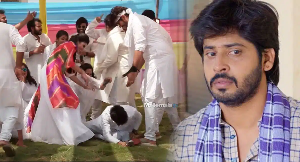 Janaki Kalaganaledu Amardeep Chowdhary In Holi 2022 rang de event in etv