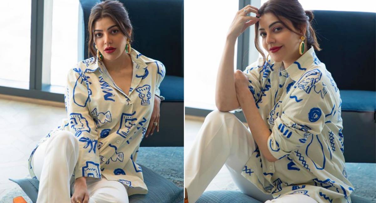 Kajal Aggarwal : ఫ్యాష‌న్ డ్రెస్‌లో బేబి బంప్‌తో పిచ్చెక్కిస్తున్న కాజ‌ల్ అగ‌ర్వాల్