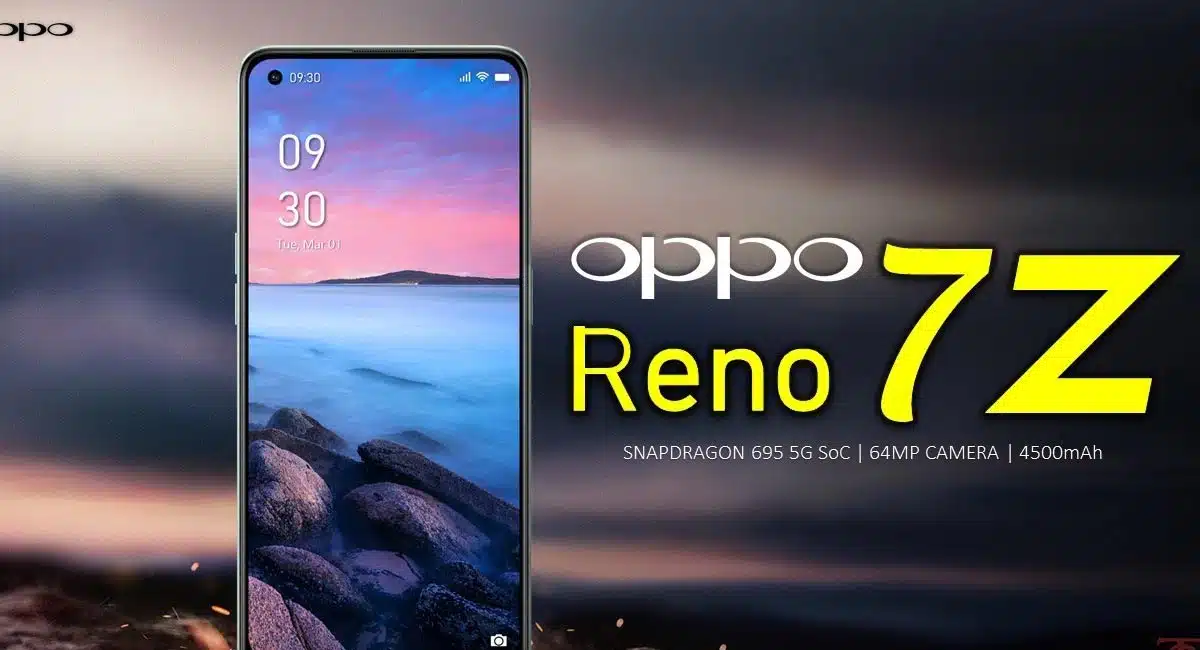 oppo reno 7z 5g with good specifications