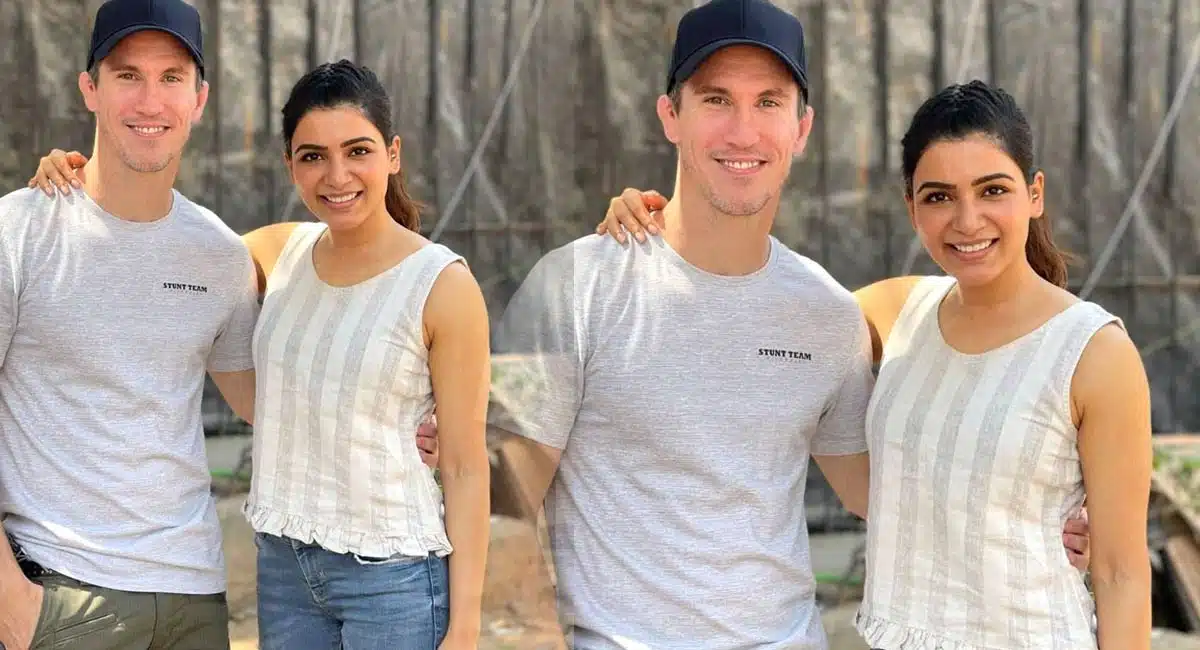 samantha working with hollywood choreographer