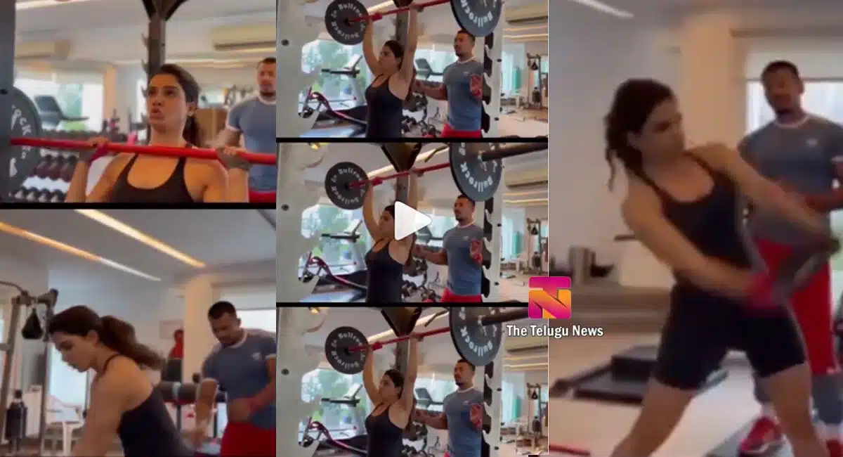 samantha fitness video viral