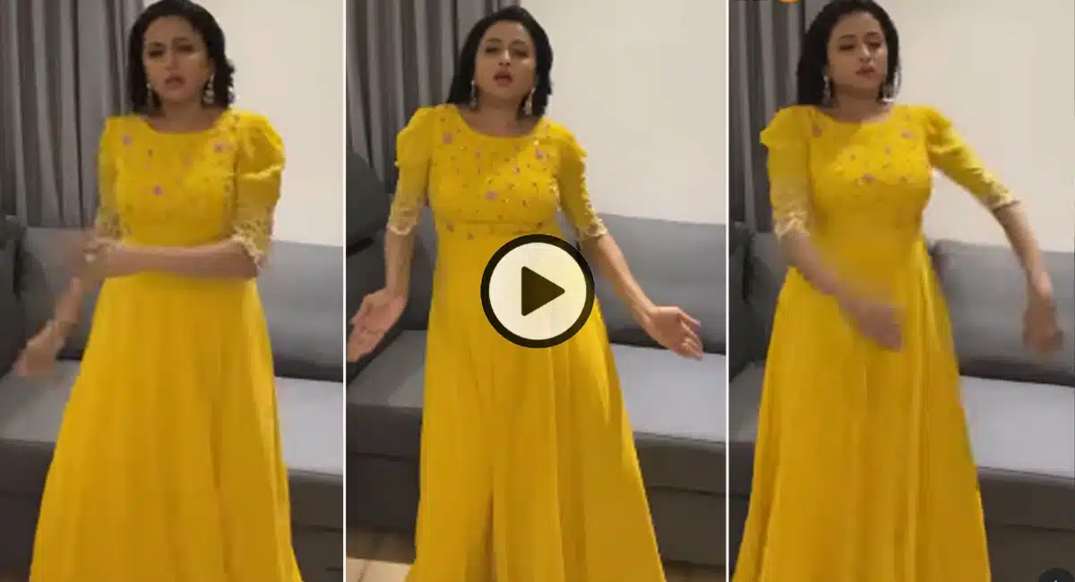 Anchor Suma stunning dance to Pooja Hegde movie song