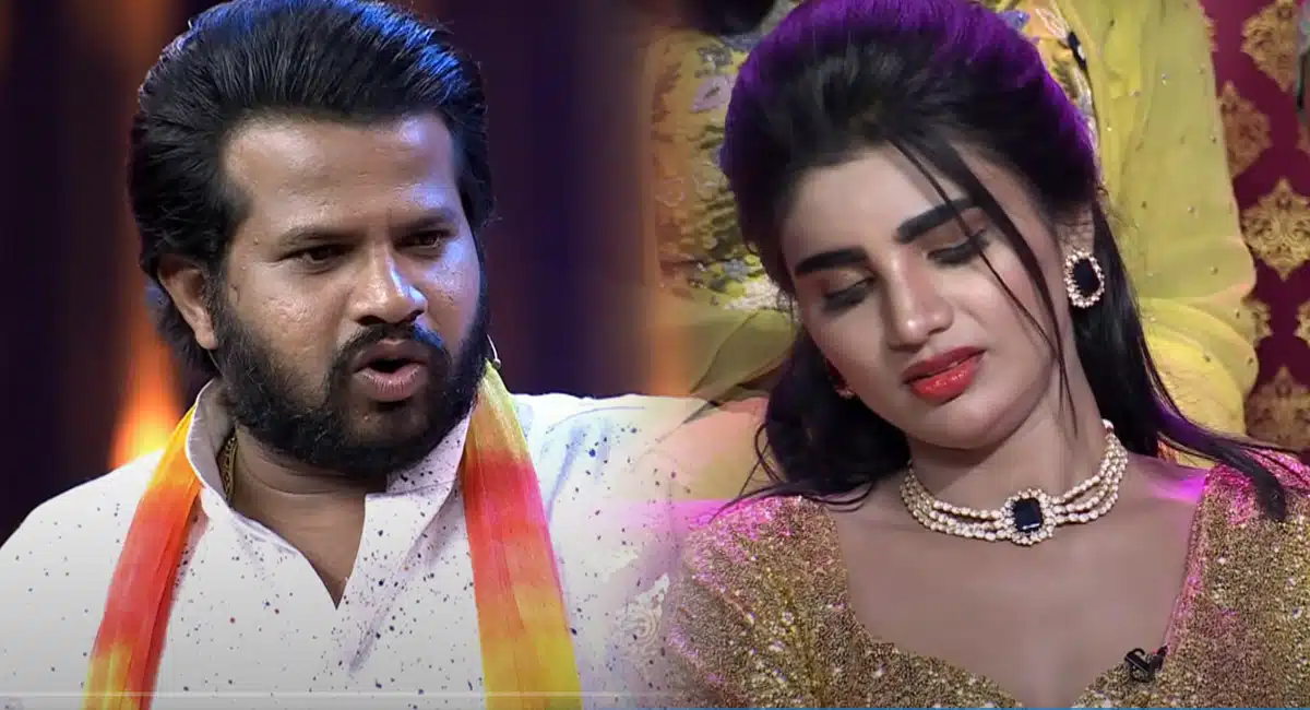 Hyper Aadi Satires on Jabardasth Varsha In SRidevi Drama Company
