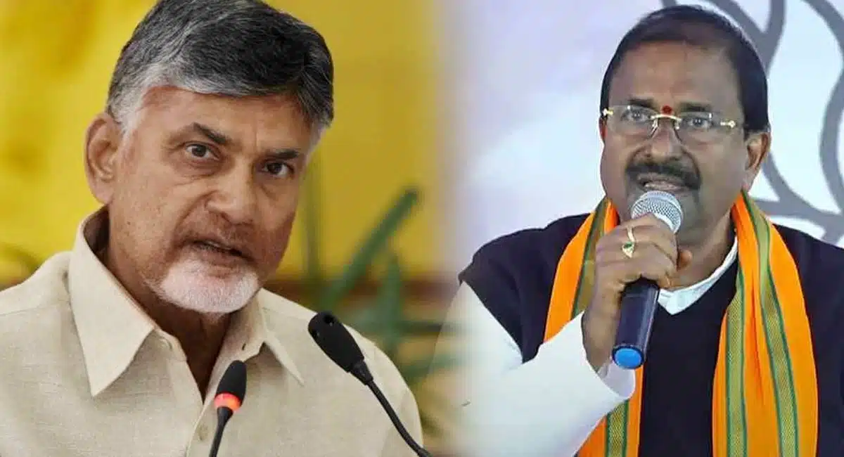somu veerraju fires on chandrababu naidu