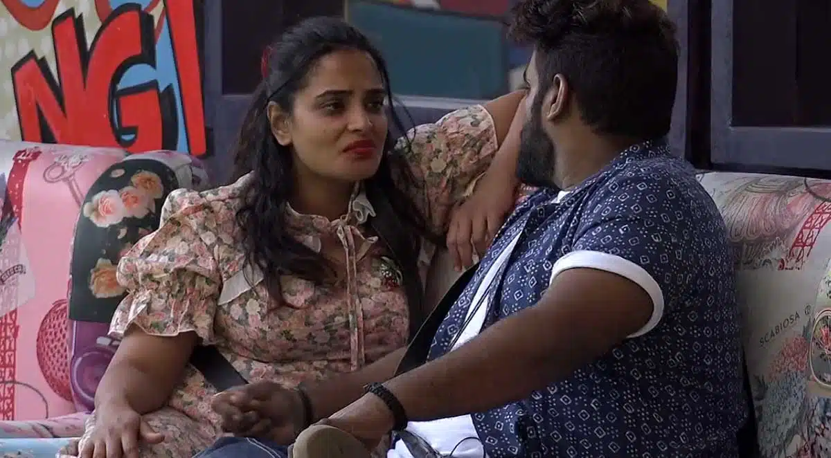 sarayu controlling herself in bigg boss ott telugu