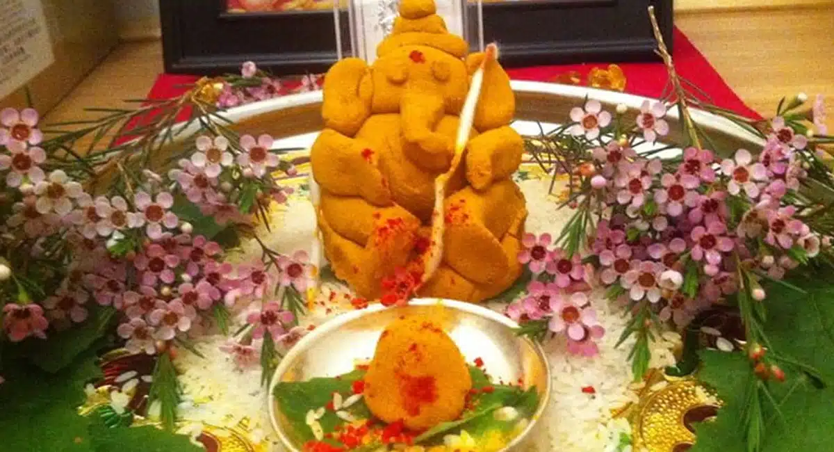 what to do pasupu ganapathi after complete puja