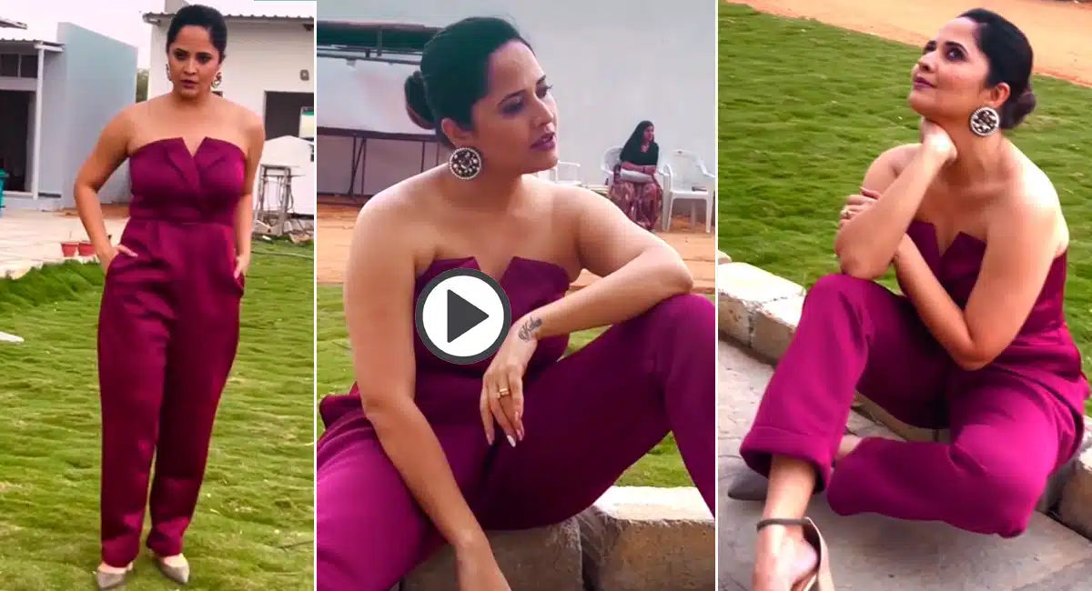 anasuya stunning photo shoot Video
