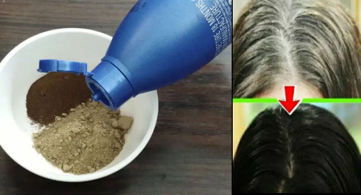 white hair to black permanently in 60 minutes naturally