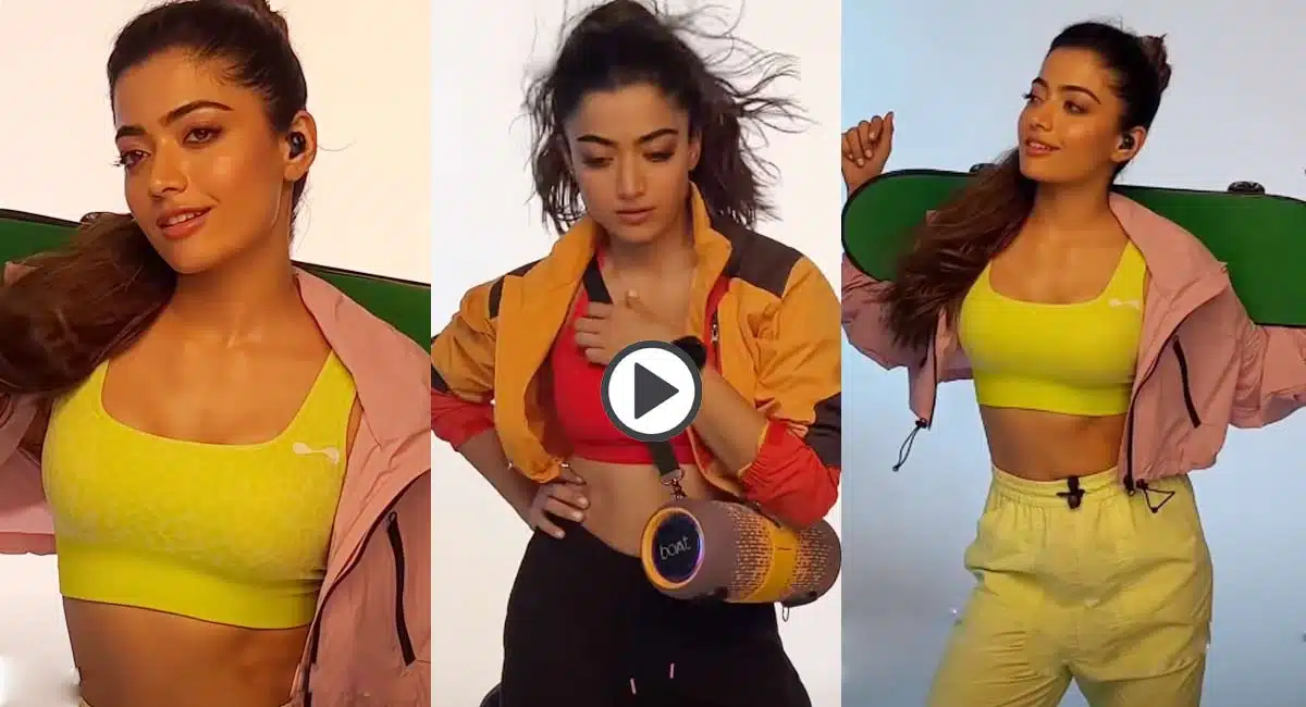 rashmika Mandanna BTS Video Goesv viral