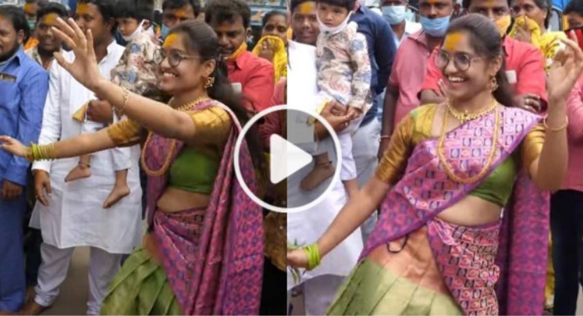 Viral Video : లంగాఓణిలో యువ‌తి మాస్ డ్యాన్స్…..  ఫిదా అవుతున్న నెటిజ‌న్లు..!