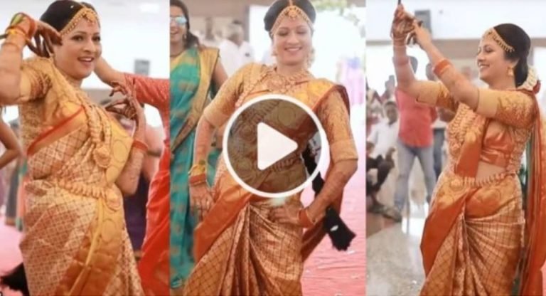 Viral Video : మాస్ స్టెప్పులు వేస్తూ మండ‌పంలోకి ఎంట్రీ ఇస్తున్న‌పెళ్లి కూతురు.. వెడ్డింగ్ డ్యాన్స్ వీడియో