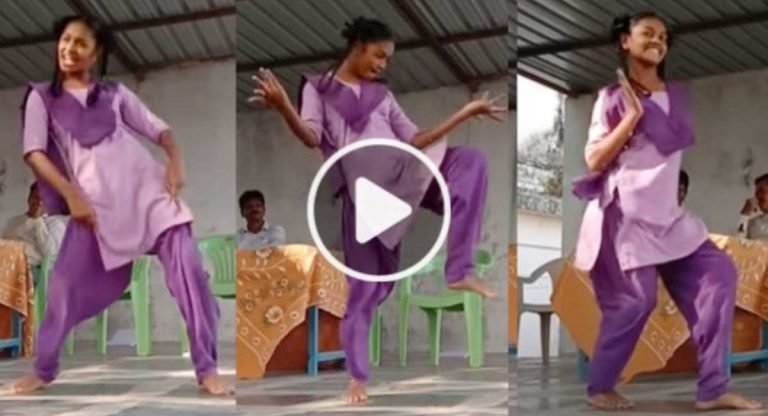 Viral Video : సామీ.. సామీ.. అంటూ స్టూడెంట్ డ్యాన్స్.. ఫిదా అవుతున్న నెటిజ‌న్స్