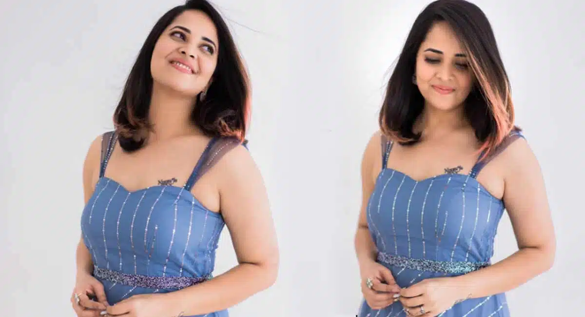 anasuya tattoo pics viral