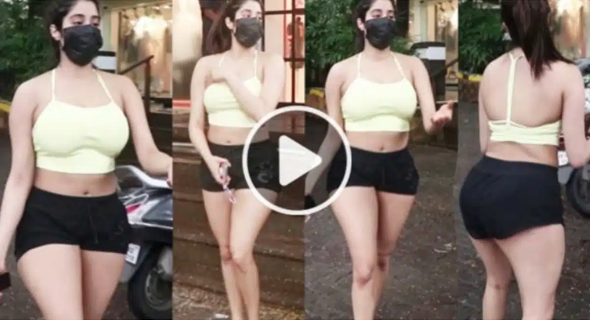Janhvi Kapoor look stunning Video Viral