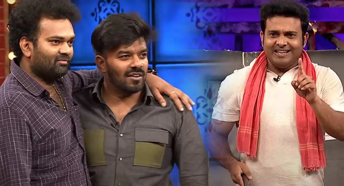 auto ram prasad did comedy skit without Sudigali Sudheer and sreenu