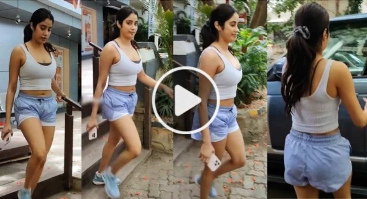 janhvi kapoor latest video viral