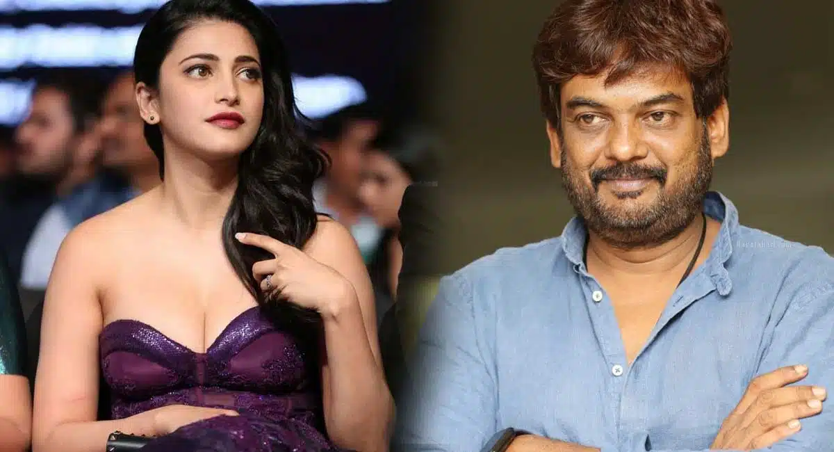 Puri Jagannath dialogues shooting for Shruti Haasan