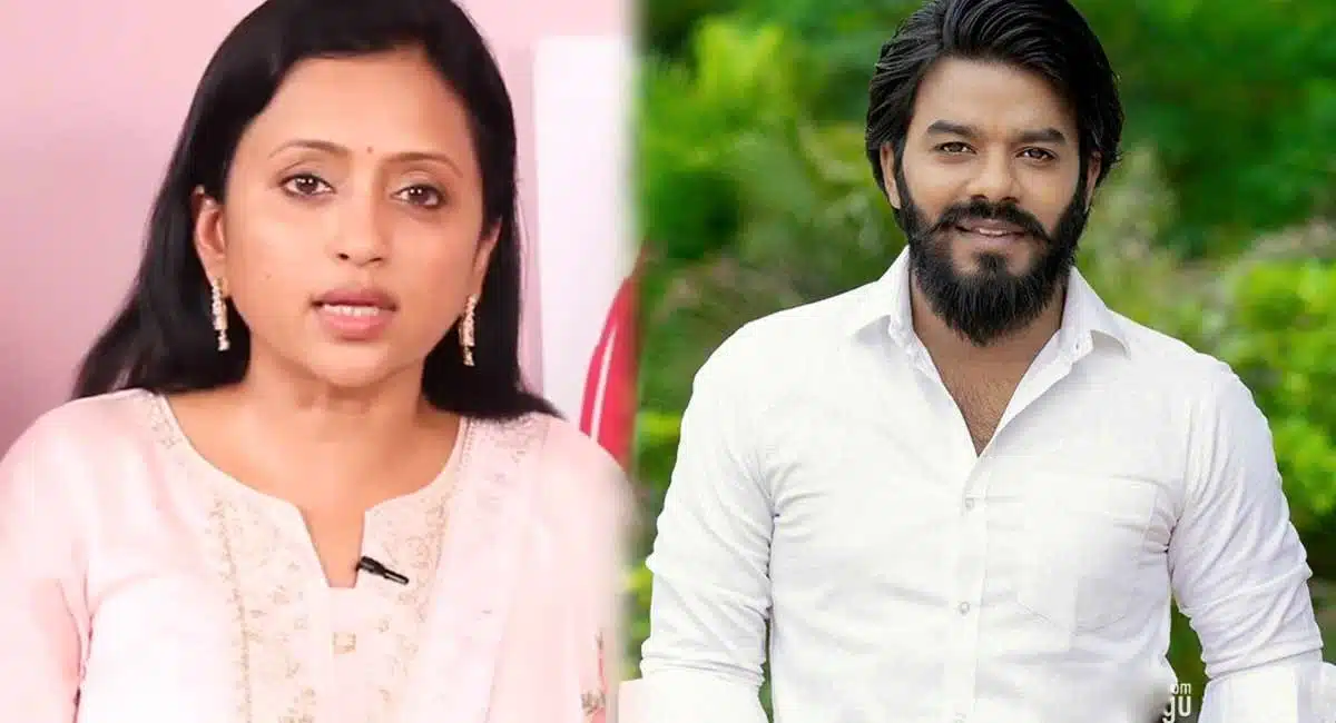 Anchor Suma fun with Sudigali Sudheer at Jayamma Panchayathi Pre Release Event
