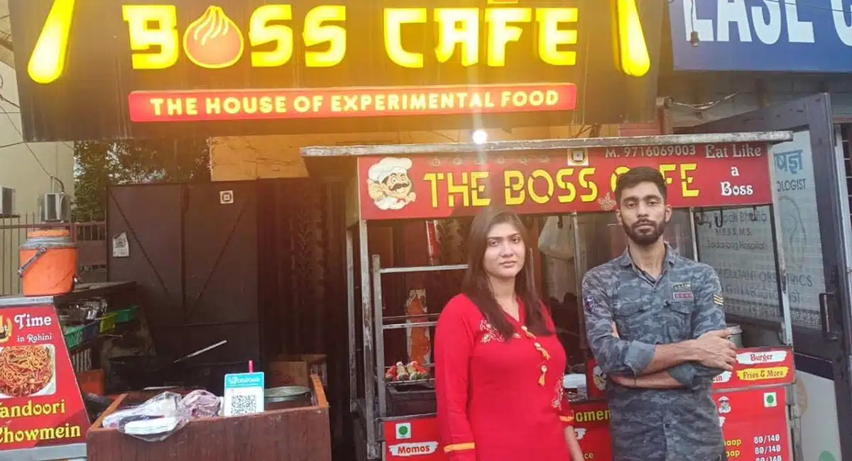 boss cafe tandoori chow mein noodles delhi small business success viral