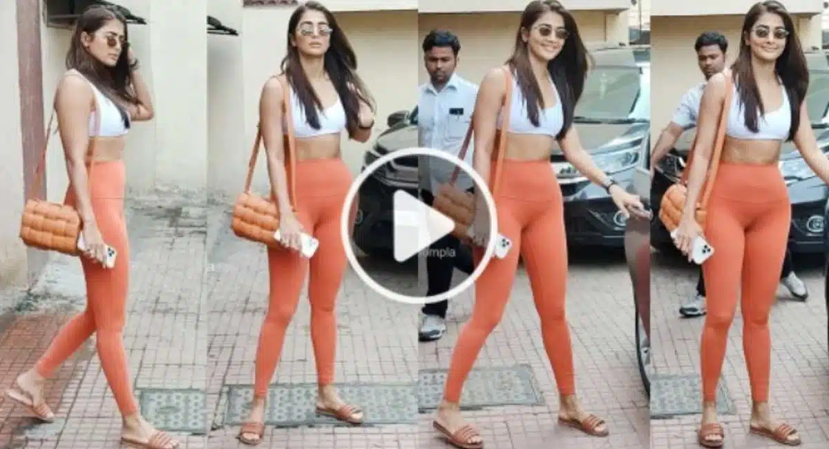 Pooja Hegde Gym Dress Up video viral
