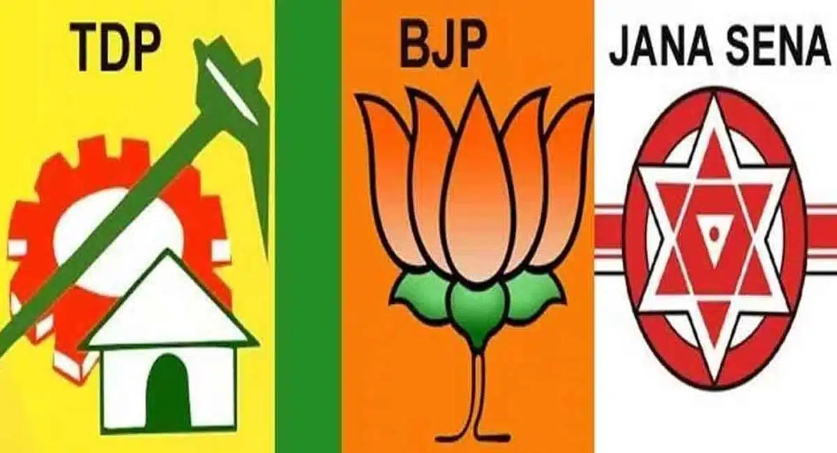 TDP BJP Janasena A Fighting Club