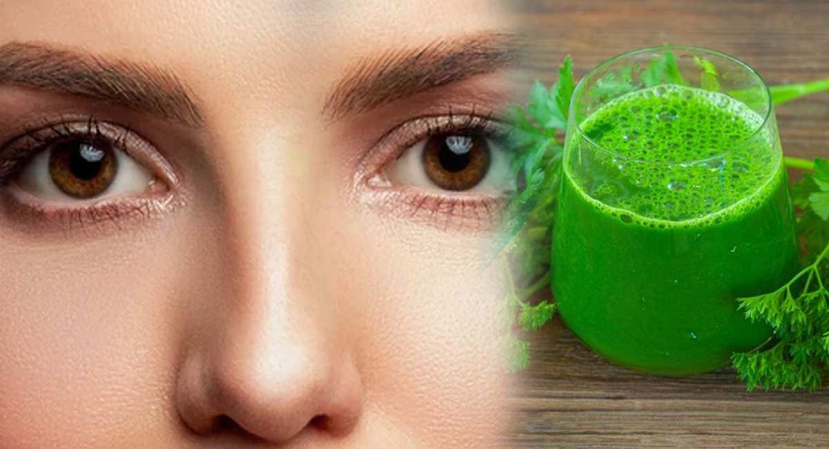 Health Benefits of coriander leaves with increasing eye sight