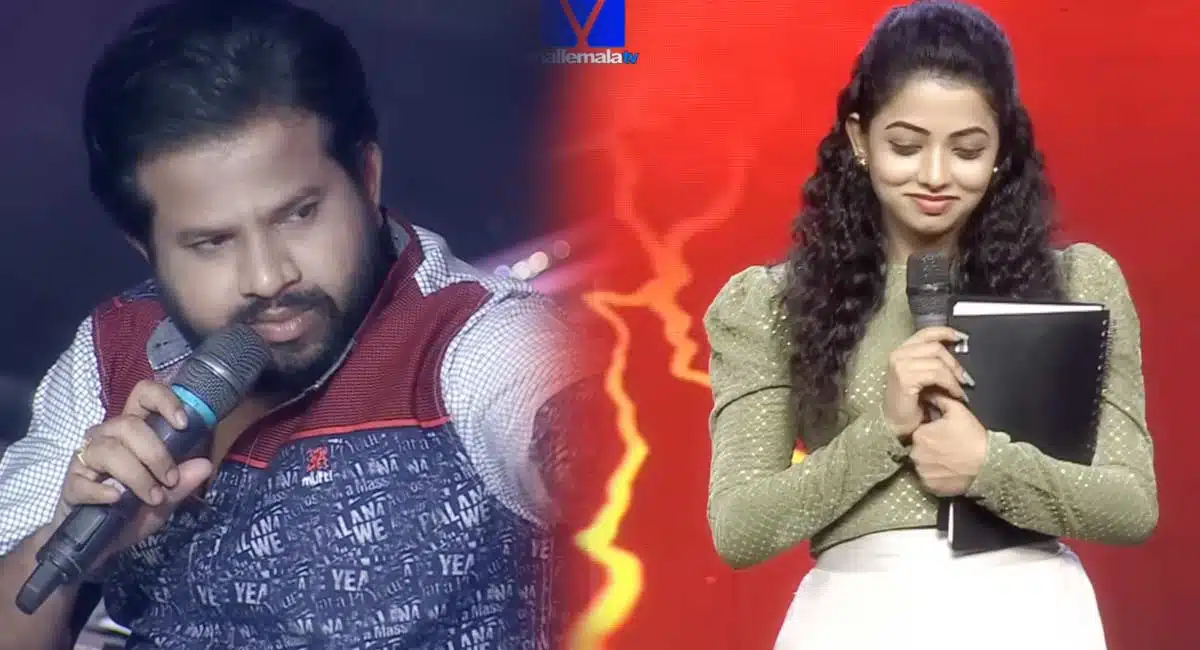 Hyper Aadi Satires on Navya Swamy Walking in Dhee Show