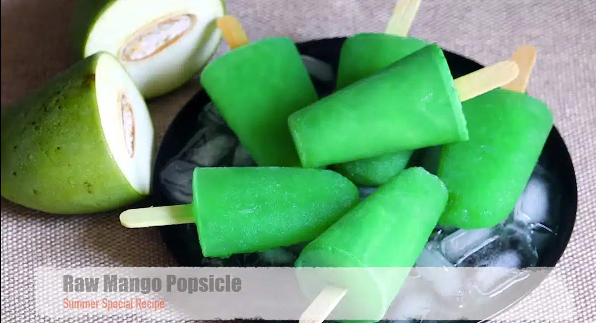 Summer Special Kaccha Mango Popsicle Ice Cream