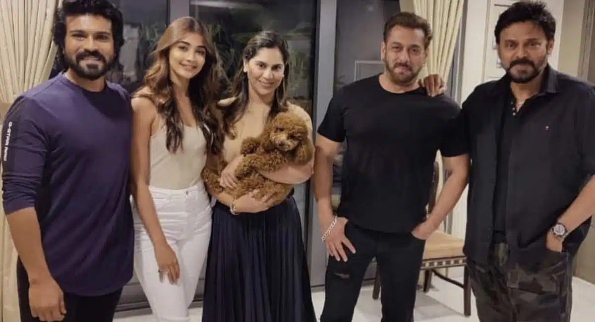 ram charan invites to Salman Khan and Venkatesh